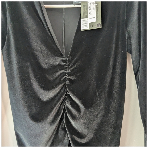 Allsaints Anya Velvet Dress - Picture 3 of 11